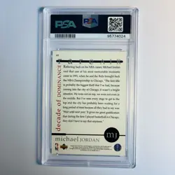 1994 UD MJ Decade of Dominance Michael Jordan Rare Air #69 PSA 8🐐6 NBA🏆MVP HOF - Image 2