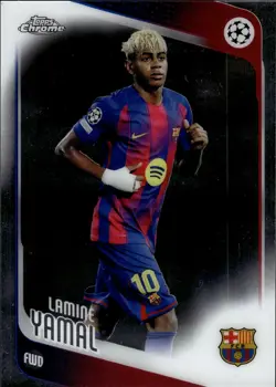 2025-26 Topps Uefa Club Competitions - UCL Team of the Season Lamine Yamal #10 - Image 1