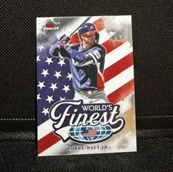 Topps Finest 2026 WBC World's Finest Insert Bobby Witt Jr Team USA #WF-11 - Image 1