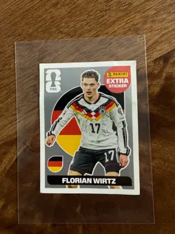 Panini FIFA World Cup 2026 Extra Sticker - Florian Wirtz Silver - RARE - Image 1
