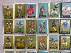 Lot of (70) 2009 Topps Magic Football Mini Short Print Cards w/ Rookies Black - Image 2