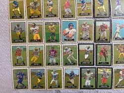 Lot of (70) 2009 Topps Magic Football Mini Short Print Cards w/ Rookies Black - Image 3