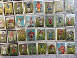 Lot of (70) 2009 Topps Magic Football Mini Short Print Cards w/ Rookies Black - Image 4