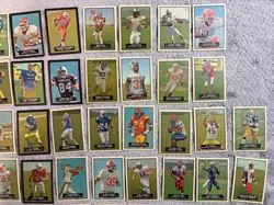 Lot of (70) 2009 Topps Magic Football Mini Short Print Cards w/ Rookies Black - Image 5