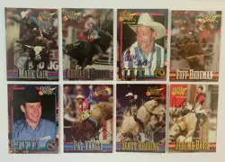 8 HIgh Gear Rodeo Cards - Famous Rodeo Riders from the 1990's - Image 1