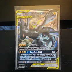 Pokemon TCG Pikachu & Zekrom GX SM168 TAG TEAM Promo Holo 240HP - Image 1