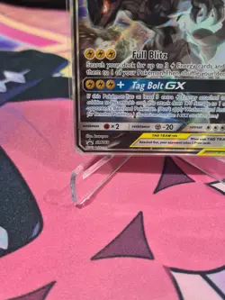 Pikachu & Zekrom GX SM168 Black Star Promo Tag Team Pokemon Card TCG - NM - Image 2