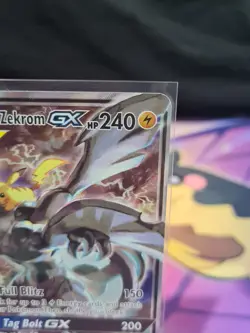 Pikachu & Zekrom GX SM168 Black Star Promo Tag Team Pokemon Card TCG - NM - Image 4