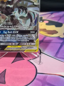 Pikachu & Zekrom GX SM168 Black Star Promo Tag Team Pokemon Card TCG - NM - Image 5