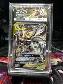 Pokemon Tcg Pikachu & Zekrom Gx #sm168 Promo - Image 1