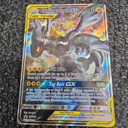 Pokemon TCG Pikachu & Zekrom GX SM168 TAG TEAM PROMO HOLO - Image 3
