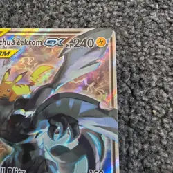 Pokemon TCG Pikachu & Zekrom GX SM168 TAG TEAM PROMO HOLO - Image 5