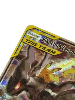 Pokemon TCG Pikachu & Zekrom GX Sun & Moon Team Up SM168 Holo Promo Mint - Image 2