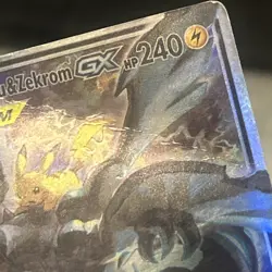 PSA 9 Pikachu & Zekrom GX SM168 | Pokemon TCG S&M Tag Team Black Star Promo - Image 3