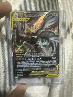 Pokemon Pikachu & Zekrom GX TCG Sun & Moon SM168 Holo Promo Tag Team UNGRADED - Image 1