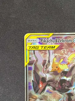 Pokemon TCG - Pikachu & Zekrom GX Tag Team SM168 - HP Black Star Promo - Image 2