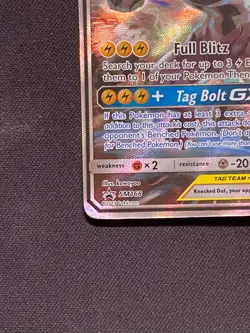 Pokemon TCG - Pikachu & Zekrom GX Tag Team SM168 - HP Black Star Promo - Image 4