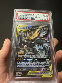 PSA 9 Pikachu & Zekrom GX SM168 | Pokemon TCG S&M Tag Team Black Star Promo - Image 1