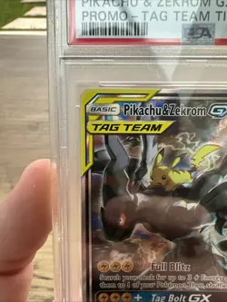 PSA 9 Pikachu & Zekrom GX SM168 | Pokemon TCG S&M Tag Team Black Star Promo - Image 2