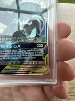 PSA 9 Pikachu & Zekrom GX SM168 | Pokemon TCG S&M Tag Team Black Star Promo - Image 4