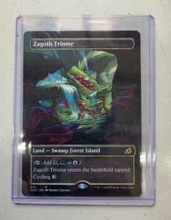 Magic: The Gathering Zagoth Triome EN [IKO 313] Showcase Borderless Rare 2020 - Image 1