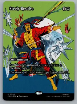 Steely Resolve (Borderless) 83 Marvel Universe Eternal-Legal Magic: - Image 1