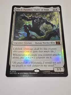 Black Panther, Claws of Bast Commander: Marvel Super Heroes Foil - Image 1
