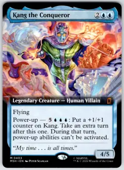 Kang the Conqueror (Extended Art) 403 Marvel Super Heroes Magic The Gathering NM - Image 1