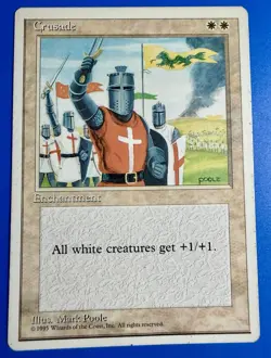 1 BANNED MTG Magic The Gathering Crusades | Fourth Edition 4ED | - Image 1