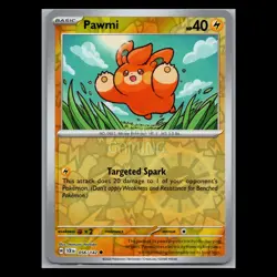 Pokemon Card - Pawmi 056/142 - Stellar Crown - Reverse Holo - Scarlet & Violet - Image 1