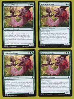 Annoyed Altisaur x4 Commander Legends 4x Playset Magic the Gathering MTG - Image 1