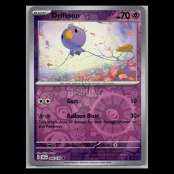 Pokemon Card - Drifloon 089/198 - Reverse Holo - Scarlet and Violet Base Set - Image 1