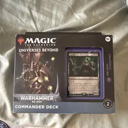 Magic: The Gathering Warhammer 40,000 Necron Dynasties Commander Deck Szarekh F… - Image 1