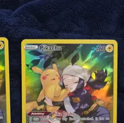 Pikachu Lost Origin TG05/TG30 Swsh11: Trainer Gallery Full Art Holo Rare Pokemon - Image 4