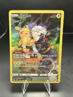 Pokemon Pikachu TG05/TG30 Swsh11: Lost Origin Trainer Gallery Holo Rare - Image 1