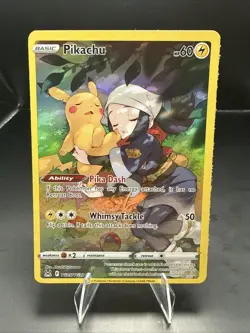 Pokemon Pikachu TG05/TG30 Swsh11: Lost Origin Trainer Gallery Holo Rare - Image 2