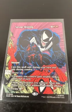 Savage Beating (Borderless) Marvel Universe Eternal-Legal Regular - Image 1