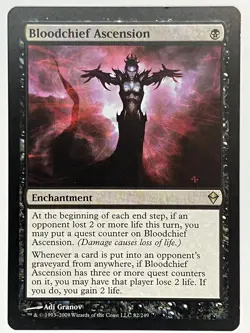 Bloodchief Ascension LP Zendikar 82/2419 MTG Magic the Gathering Regular - Image 1