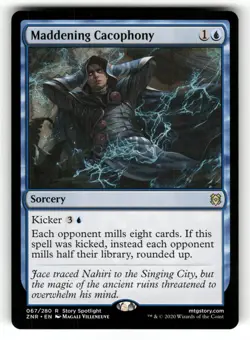 Maddening Cacophony NM Zendikar Rising 67 MTG Regular Rare - Image 1