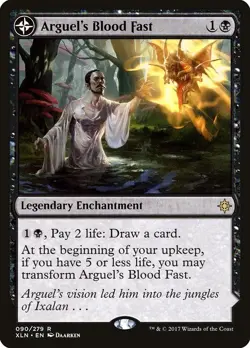 ARGUEL'S BLOOD FAST x1 mtg NM Ixalan 1 Rare - Image 1