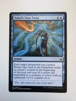 Teferi’s Time Twist MTG Magic the Gathering Card NM Near Mint WAR - Image 1