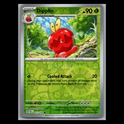 Pokemon Card - Dipplin 013/142 - Stellar Crown Reverse Holo - Scarlet & Violet - Image 1