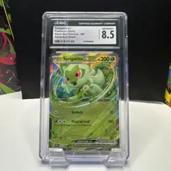 Sprigatito EX Black Star Promo 087 CGC 8.5 English Pokemon FREE SHIPPING - Image 1