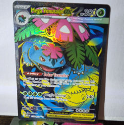 Pokemon TCG Mega Venusaur EX 155/132 Me01 Mega Evolution Full Art Holo 380 HP - Image 1