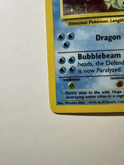 Pokemon WOTC Base Set Gyarados Holo 6/102 HP Vintage Wizards Card - Image 5
