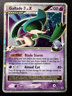 Gallade E4 LV.X 106/111 Platinum Rising Rivals Pokemon Card Holo Foil Rare LP - Image 1