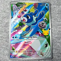 🔥Pokemon First Partner Illustration Collection Popplio Black Star Full Art #045 - Image 1