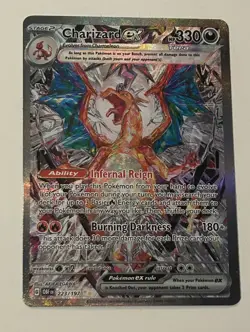 Charizard ex 223/197 Obsidian Flames Special Illustration Rare SIR Pokemon Card - Image 1