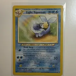 Nintendo Light Vaporeon 52/105 Neo Destiny Unlimited Uncommon TAKING OFFERS - Image 1