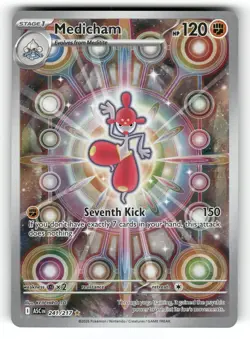Medicham NM 241/217 Ascended Heroes Pokemon Illustration Rare - Image 1